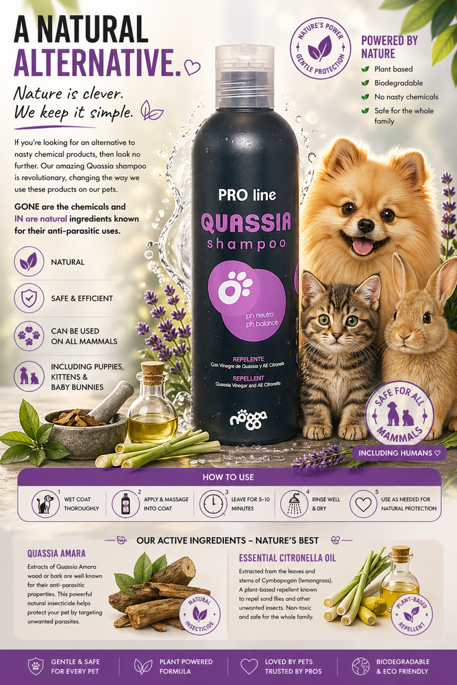 Quassia vlo & teek shampoo